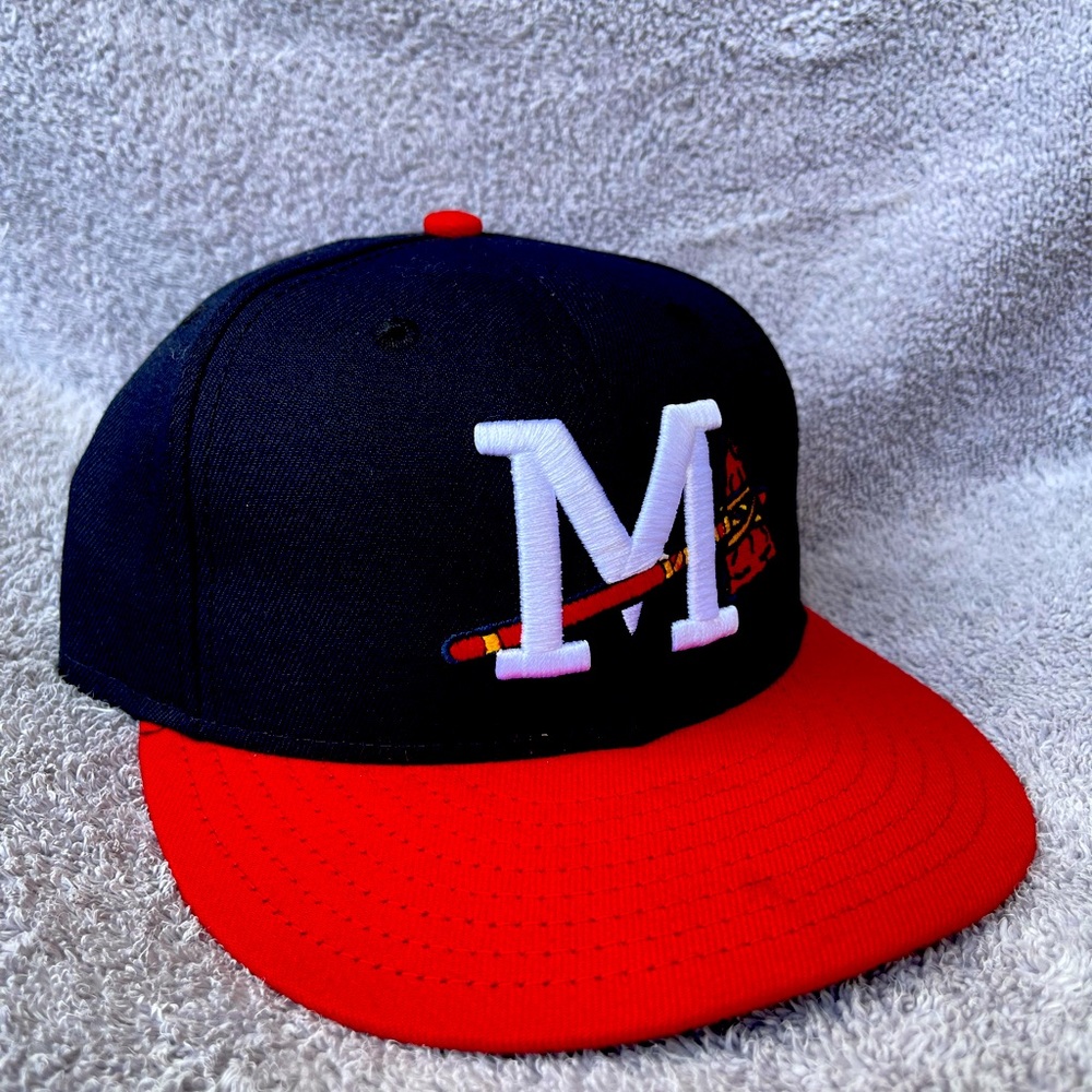 missisippi braves classic fitted hat
